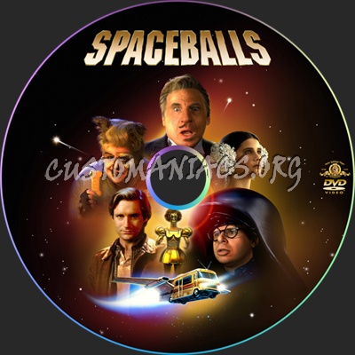 Spaceballs dvd label