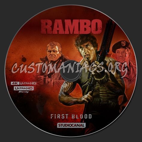 Rambo 4K blu-ray label