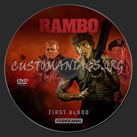 Rambo dvd label