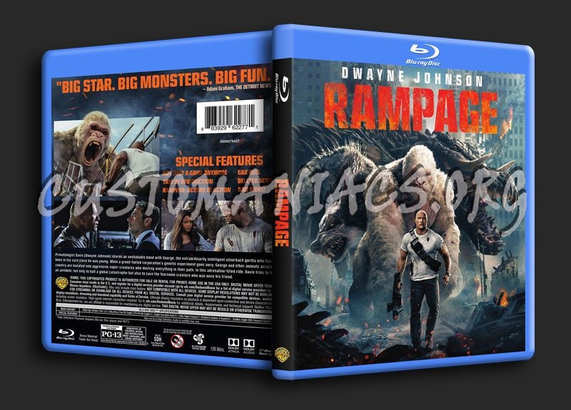 Rampage blu-ray cover