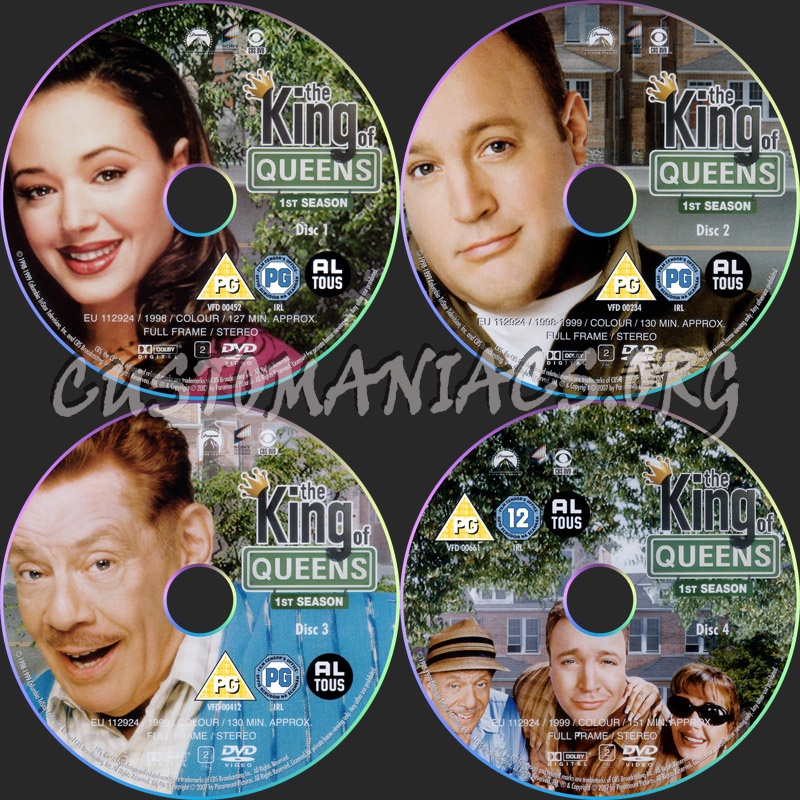 The King of Queens - Season 1 dvd label