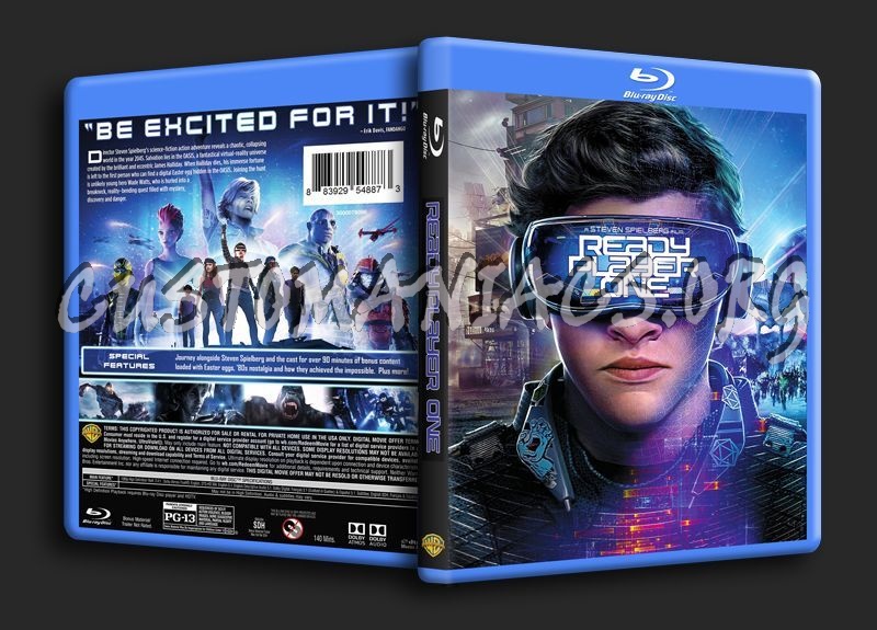 Ready Player One blu-ray cover