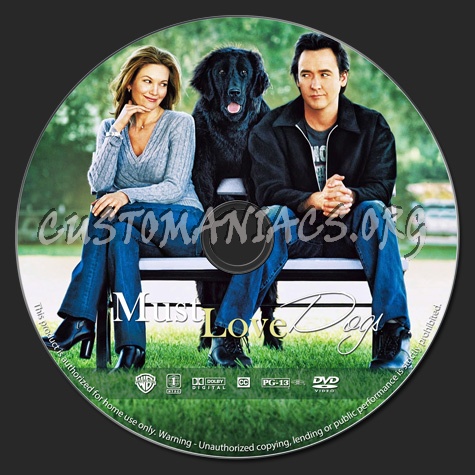 Must Love Dogs dvd label