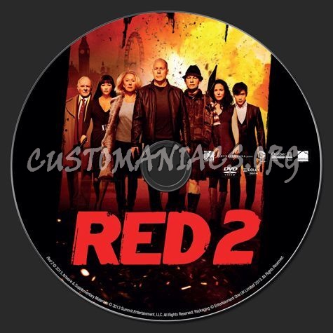 Red 2 dvd label