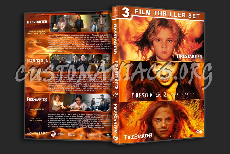 Firestarter Triple Feature dvd cover