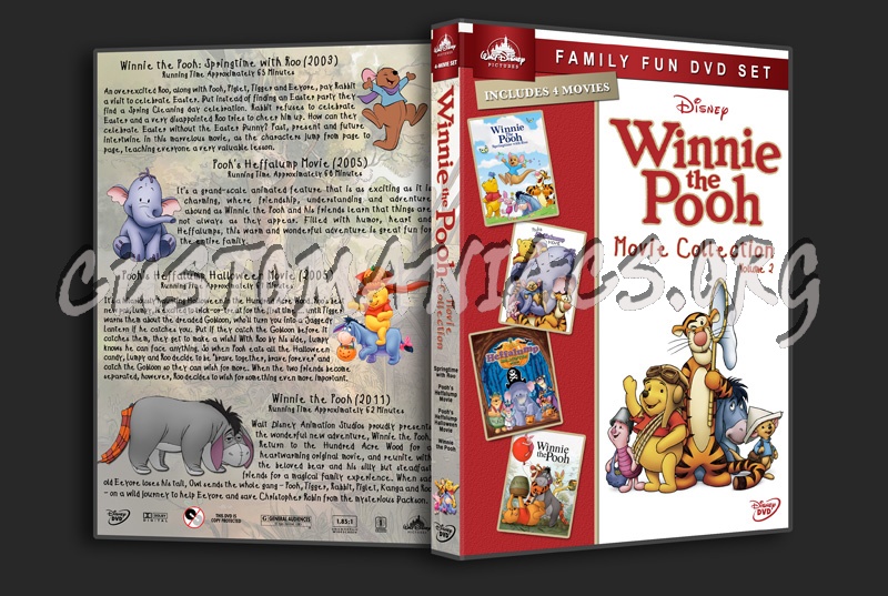 Winnie the Pooh Collection - Volume 2 dvd cover