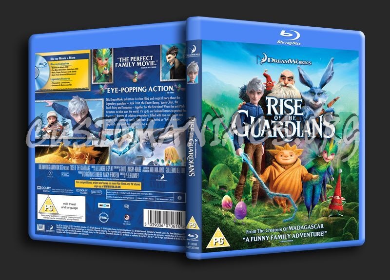Rise of the Guardians blu-ray cover