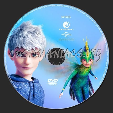 Rise of the Guardians dvd label
