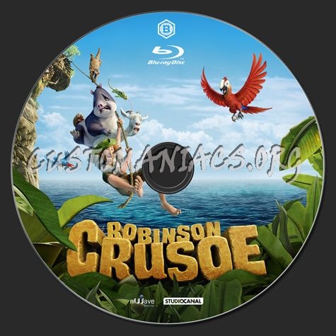 Robinson Crusoe blu-ray label