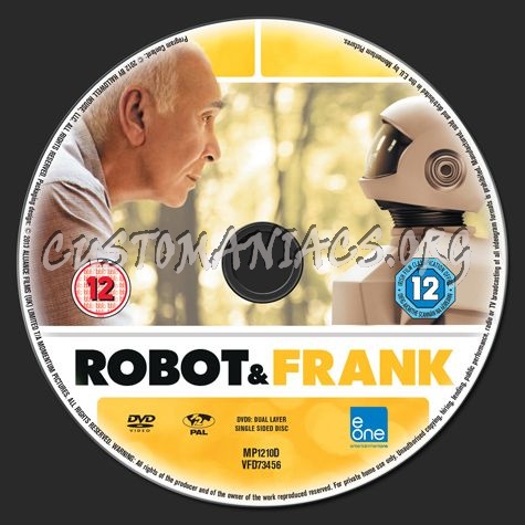 Robot & Frank dvd label