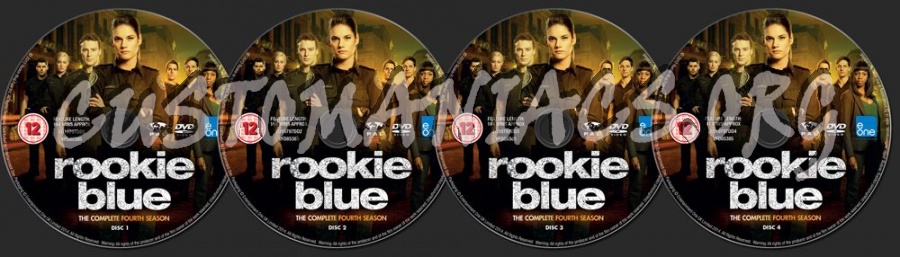 Rookie Blue Season 4 dvd label