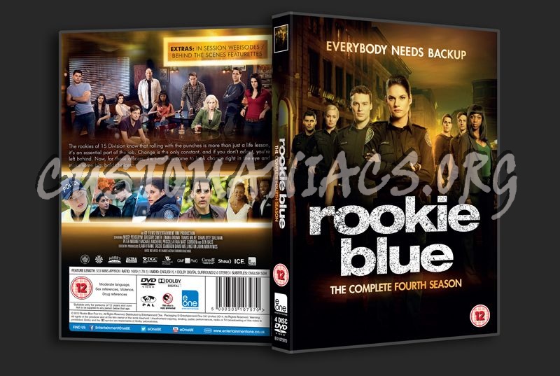 Rookie Blue Season 4 dvd cover