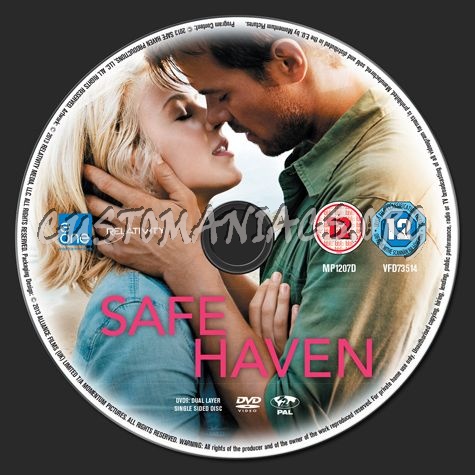 Safe Haven dvd label