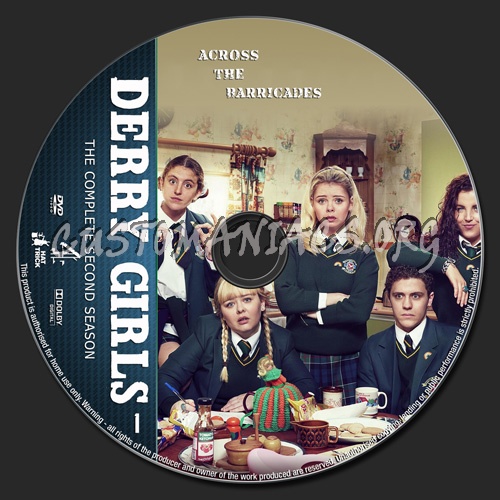Derry Girls Season 2 dvd label