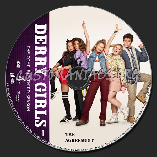 Derry Girls Season 3 dvd label