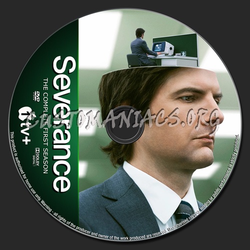 Severance Season 1 dvd label