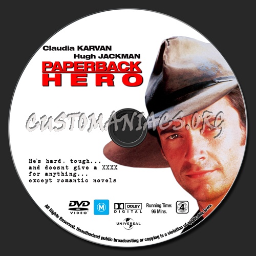 Paperback Hero dvd label