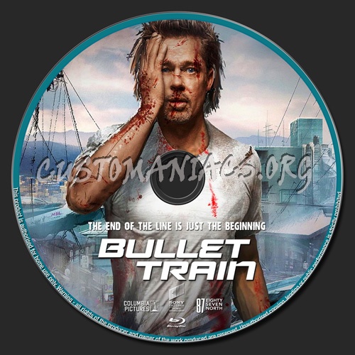Bullet Train blu-ray label