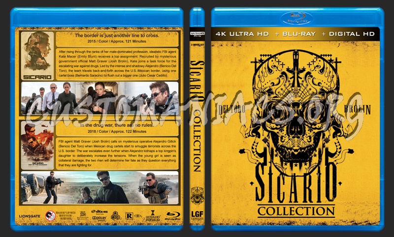 Sicario Collection (4K) blu-ray cover