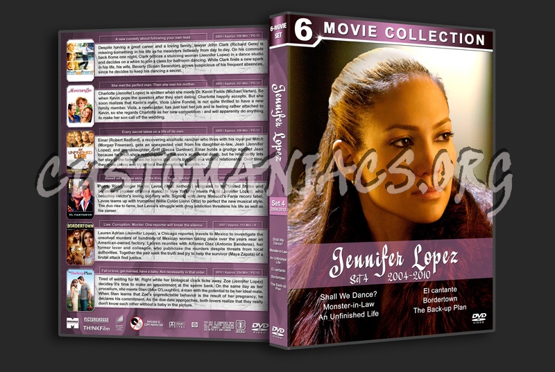 Jennifer Lopez Filmography - Set 4 (2004-2010) dvd cover