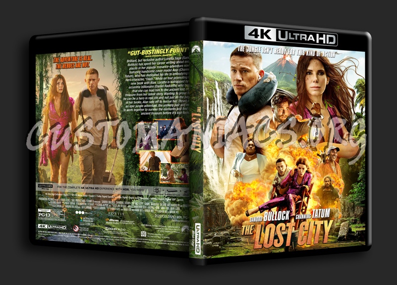 The Lost City (2022) 4k dvd cover