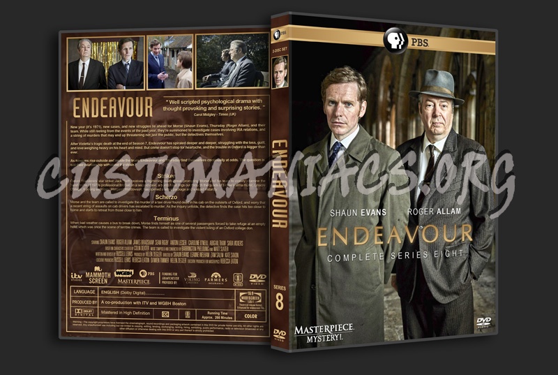 Endeavour - Series 8 dvd cover