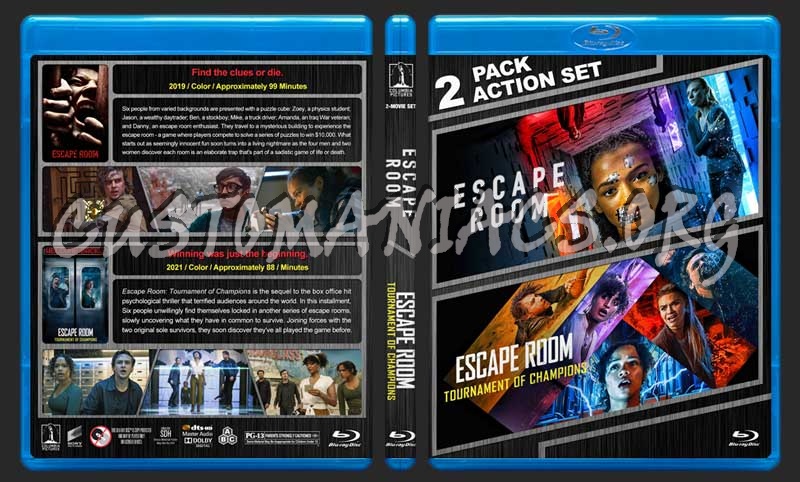 Escape Room Double Feature blu-ray cover