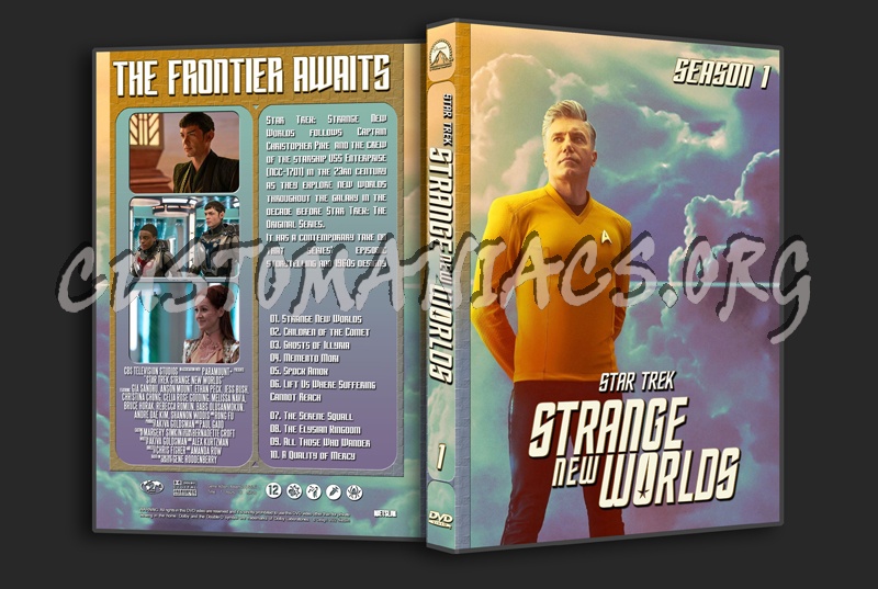 Star Trek : Strange New Worlds Season 1 dvd cover