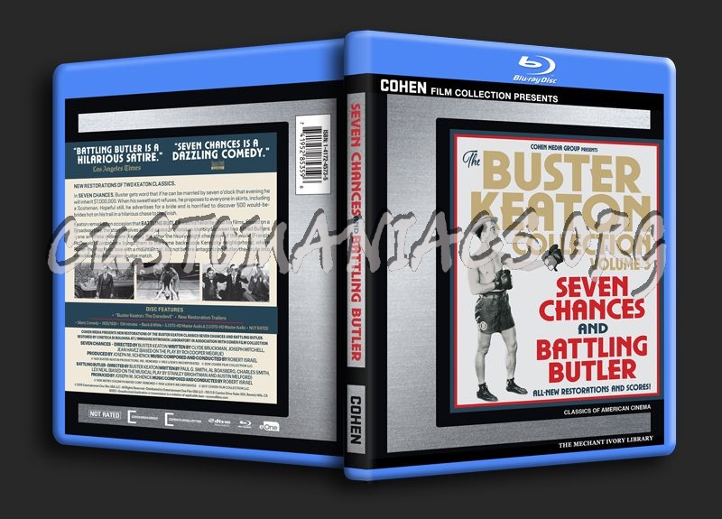 Buster Keaton Collection Volume 3:Seven Chances and Battling Butler blu-ray cover