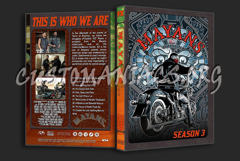 Mayan's mc Season 3 dvd cover