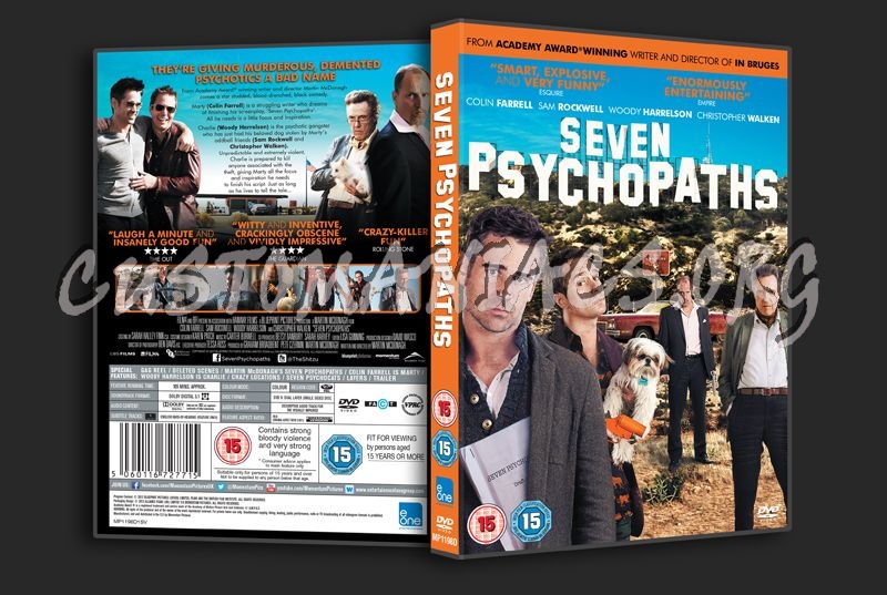 Seven Psychopaths dvd cover