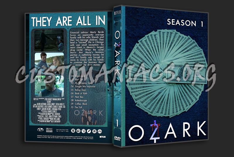 Ozark season 1 dvd cover
