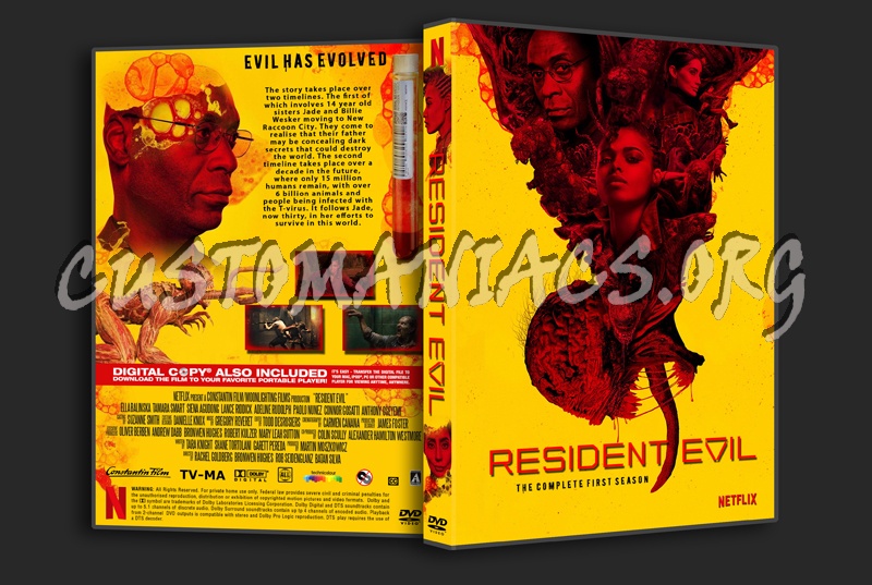 Resident Evil Season 1 dvd cover