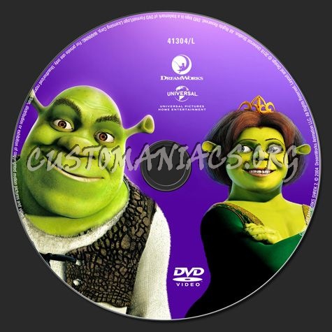 Shrek 2 dvd label
