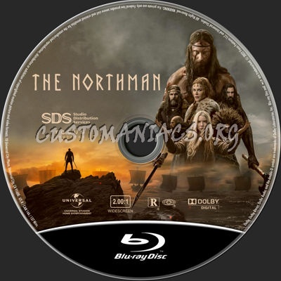 The Northman (2022) blu-ray label