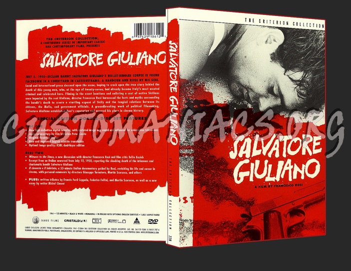 228 - Salvatore Giuliano dvd cover