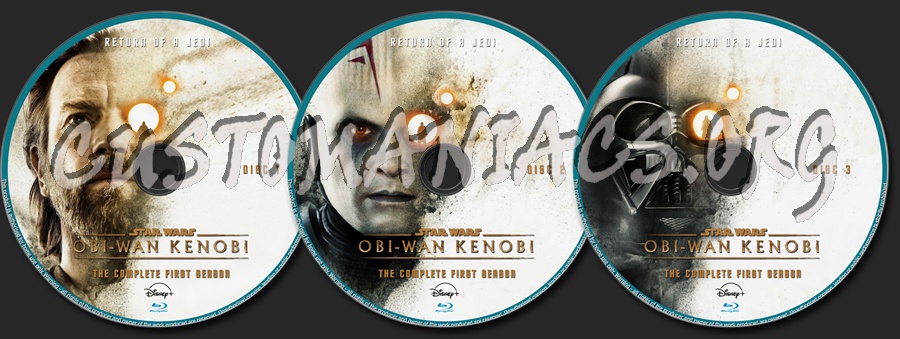 Obi-Wan Kenobi Season 1 blu-ray label