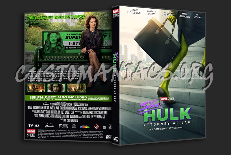 She Hulk Attorney At Law Season 1 dvd cover