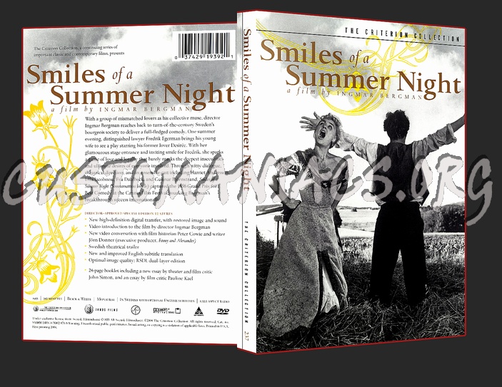 237 - Smiles of a Summer Night dvd cover