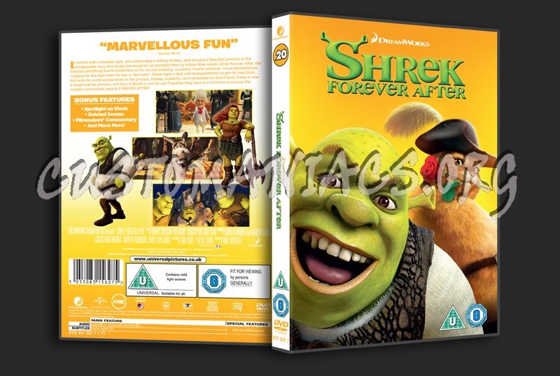 Shrek Forever After dvd cover