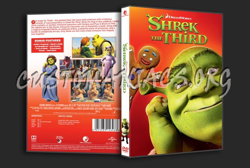 Shrek the Third dvd cover