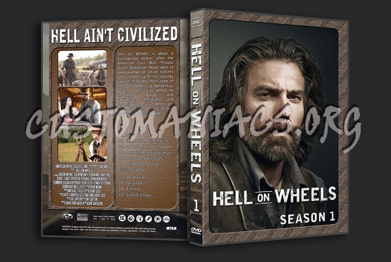 Hell on Wheels season 1 dvd cover