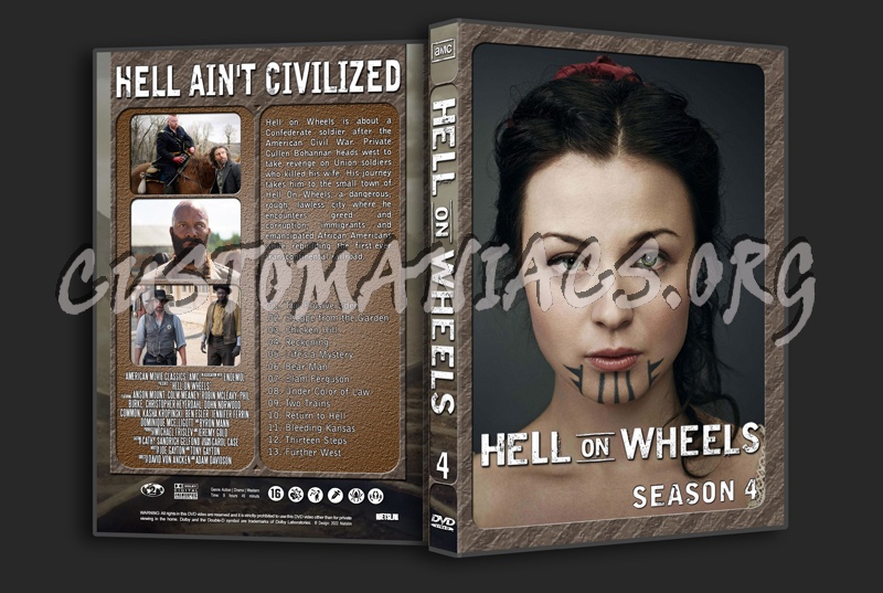 Hell on Wheels season 4 dvd cover