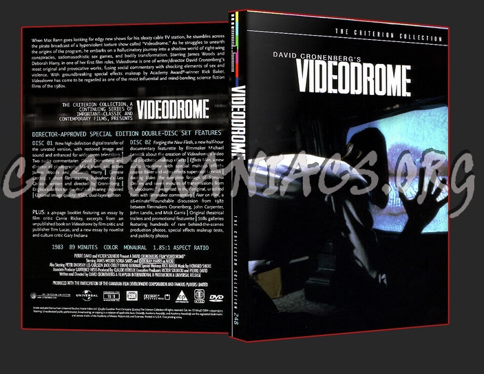 248 - Videodrome dvd cover
