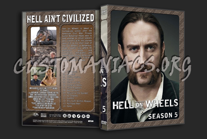 Hell on Wheels - Complete with Spine dvd cover