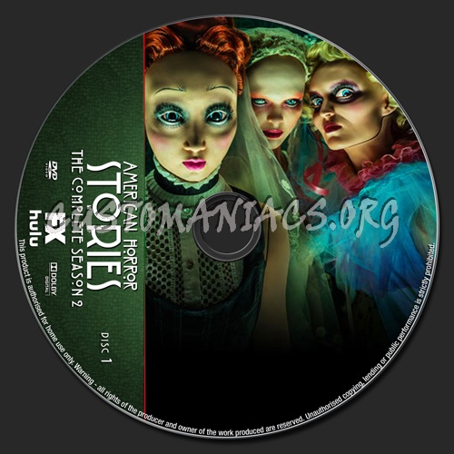 American Horror Stories Season 2 dvd label