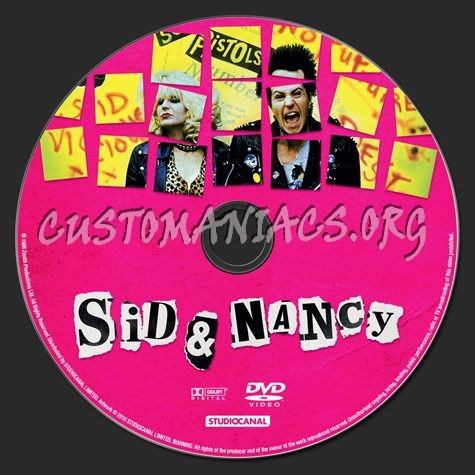 Sid & Nancy dvd label