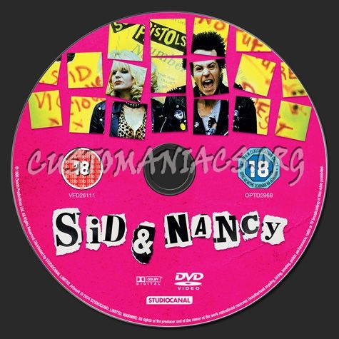 Sid & Nancy dvd label