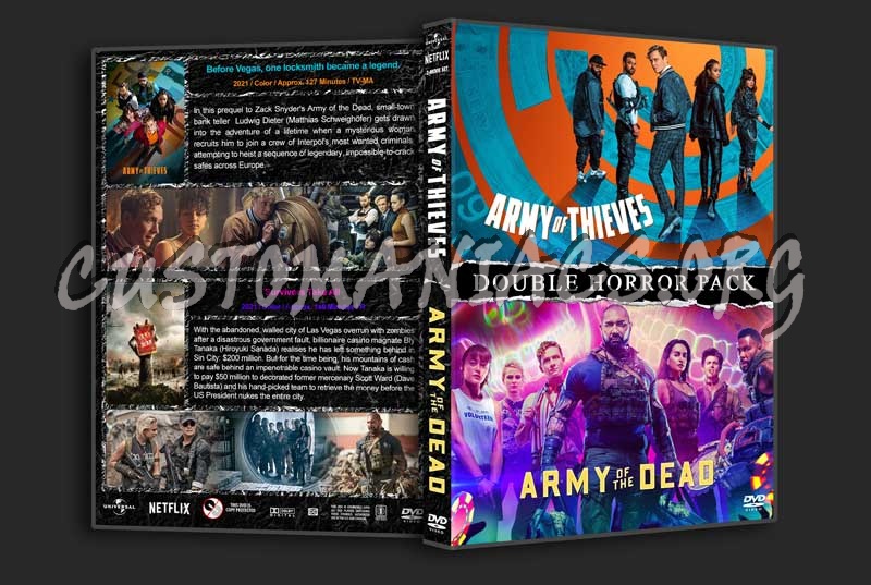 Army of Thieves - Army of The Dead Double Feature dvd cover