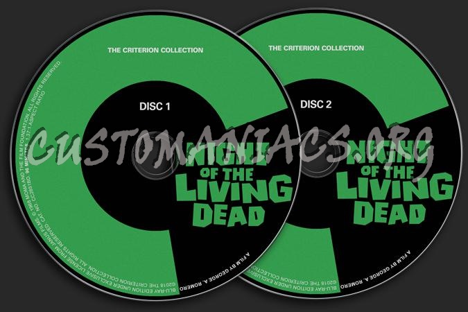909 - Night of the Living Dead dvd label